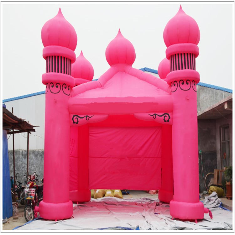 龙文粉色帐篷